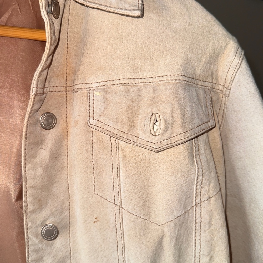 Beige SUEDE Jacket
